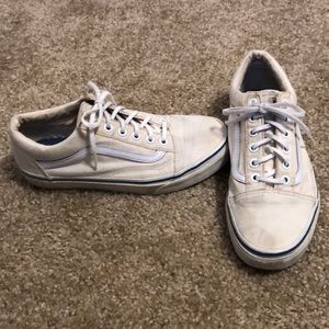 Old Skool White Vans